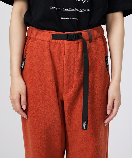 ABAHOUSE(アバハウス)の「【WILD THINGS / ワイルドシングス】BULKY FLEECE PANTS / バルキーフリースパンツ/ユニセックス(スウェットパンツ・メンズ・グレー/オレンジ系その他/ブラック・M/L)」の11枚目の写真