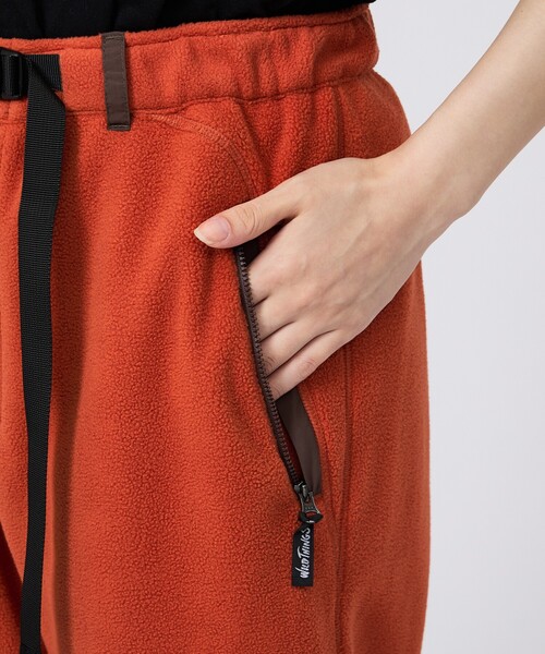 ABAHOUSE(アバハウス)の「【WILD THINGS / ワイルドシングス】BULKY FLEECE PANTS / バルキーフリースパンツ/ユニセックス(スウェットパンツ・メンズ・グレー/オレンジ系その他/ブラック・M/L)」の12枚目の写真