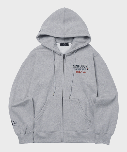 ARTISTWEAR(アーティストウェア)の「シントブリ ジップアップパーカー - 2COLOR(パーカー・レディース・ブラック/グレー・SMALL/MEDIUM/LARGE/X-LARGE/XX-LARGE/XXXX-LARGE)」の2枚目の写真
