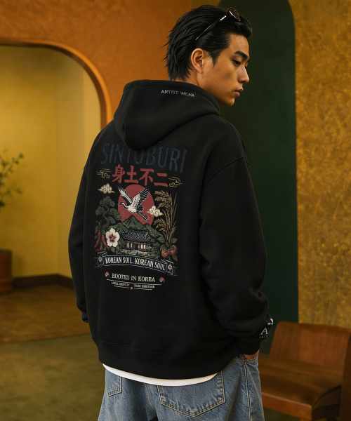 ARTISTWEAR(アーティストウェア)の「シントブリ ジップアップパーカー - 2COLOR(パーカー・レディース・ブラック/グレー・SMALL/MEDIUM/LARGE/X-LARGE/XX-LARGE/XXXX-LARGE)」の8枚目の写真