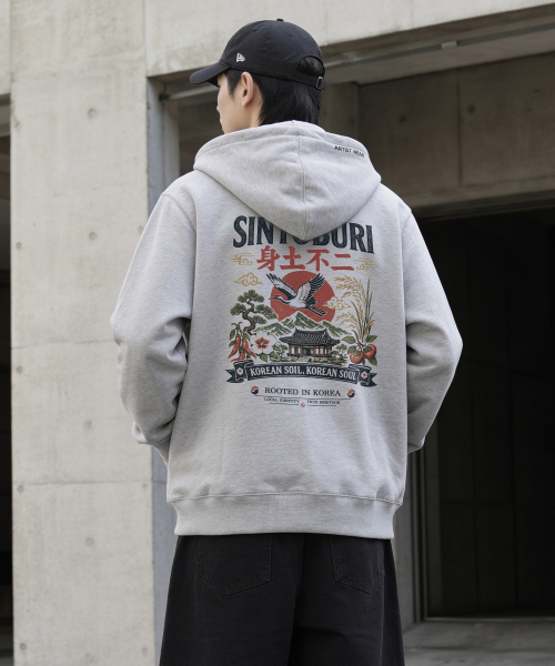 ARTISTWEAR(アーティストウェア)の「シントブリ ジップアップパーカー - 2COLOR(パーカー・レディース・ブラック/グレー・SMALL/MEDIUM/LARGE/X-LARGE/XX-LARGE/XXXX-LARGE)」の12枚目の写真