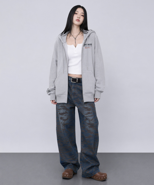ARTISTWEAR(アーティストウェア)の「シントブリ ジップアップパーカー - 2COLOR(パーカー・レディース・ブラック/グレー・SMALL/MEDIUM/LARGE/X-LARGE/XX-LARGE/XXXX-LARGE)」の15枚目の写真