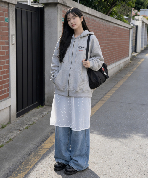 ARTISTWEAR(アーティストウェア)の「シントブリ ジップアップパーカー - 2COLOR(パーカー・レディース・ブラック/グレー・SMALL/MEDIUM/LARGE/X-LARGE/XX-LARGE/XXXX-LARGE)」の17枚目の写真