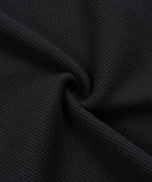 TOFFEE(トフィー)の「ワッフルハイヒールフードロングスリーブ (BLACK)(パーカー・メンズ・その他・SMALL/MEDIUM/LARGE/X-LARGE)」の3枚目の写真