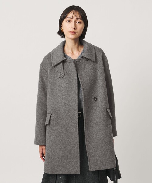 UNITED ARROWS(ユナイテッドアローズ)の「2WAYカラー ミドルコート(ステンカラーコート・レディース・ネイビー/グレー/ベージュ・36/34/38)」の18枚目の写真
