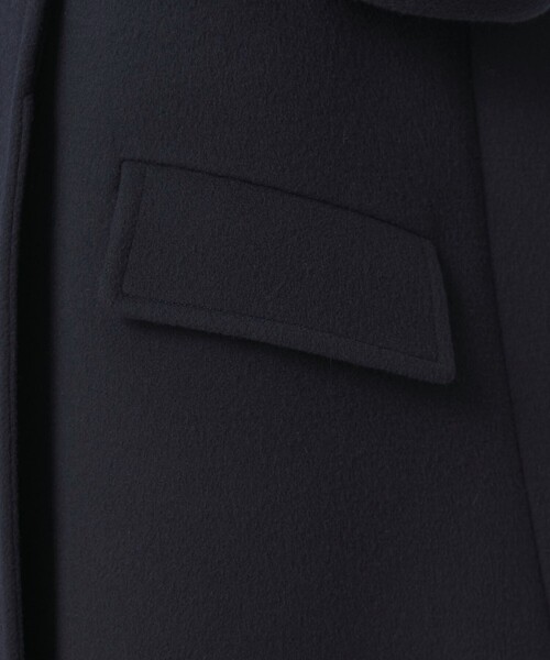 UNITED ARROWS(ユナイテッドアローズ)の「2WAYカラー ミドルコート(ステンカラーコート・レディース・ネイビー/グレー/ベージュ・36/34/38)」の4枚目の写真