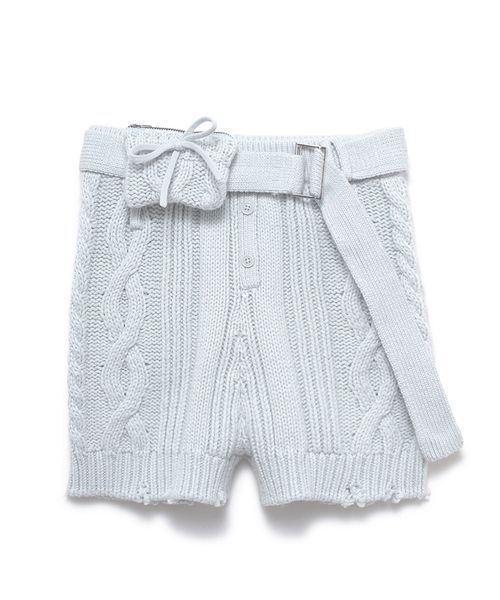 SORIN(ソリン )の「Cotton Wool Cable Short Pants / コットンウールケーブルショートパンツ(その他パンツ・レディース・グレー/カーキ/ミント・38)」の20枚目の写真