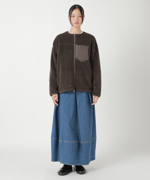 ZUCCa(ズッカ)の「BOA FLEECE / ブルゾン(ブルゾン・レディース・ブラウン・M size)」の4枚目の写真