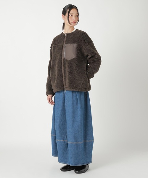 ZUCCa(ズッカ)の「BOA FLEECE / ブルゾン(ブルゾン・レディース・ブラウン・M size)」の7枚目の写真