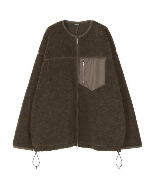 ZUCCa(ズッカ)の「BOA FLEECE / ブルゾン(ブルゾン・レディース・ブラウン・M size)」の9枚目の写真