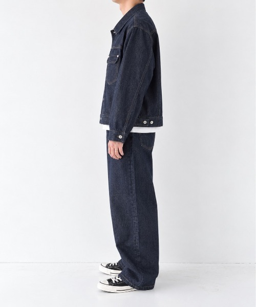 STUDIOUS（ステュディオス）の「【STUDIOUS】2ndType Denim Jacket（デニムジャケット・メンズ・ネイビー/ブラック・2/1）」の18枚目の写真