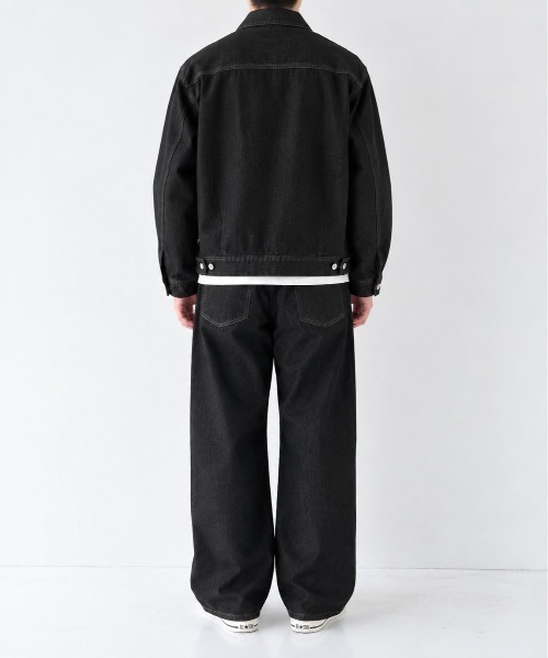 STUDIOUS（ステュディオス）の「【STUDIOUS】2ndType Denim Jacket（デニムジャケット・メンズ・ネイビー/ブラック・2/1）」の16枚目の写真