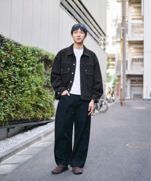 STUDIOUS（ステュディオス）の「【STUDIOUS】2ndType Denim Jacket（デニムジャケット・メンズ・ネイビー/ブラック・2/1）」の9枚目の写真