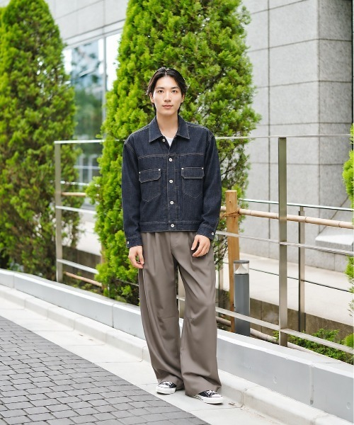 STUDIOUS（ステュディオス）の「【STUDIOUS】2ndType Denim Jacket（デニムジャケット・メンズ・ネイビー/ブラック・2/1）」の11枚目の写真