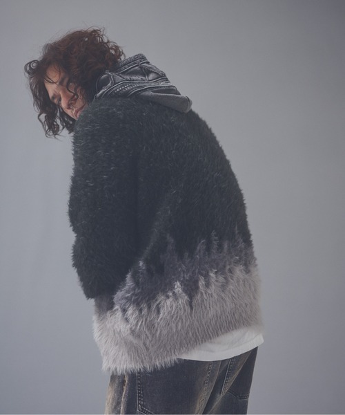 ADAM PATEK(アダムパテック)の「ADAMPATEK/dyed still embellished pullover pk/製品染めブラストパーカー(パーカー・メンズ・レッド/ブラック・1/2)」の17枚目の写真