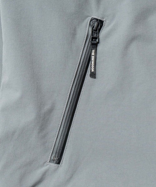 SWINGGGR(スウィンガー)の「THE SWINGGGR/ザ スウィンガー/STRETCH NYLON STAND ZIP TOP(その他アウター・メンズ・ブラック/グレー・2/3)」の19枚目の写真