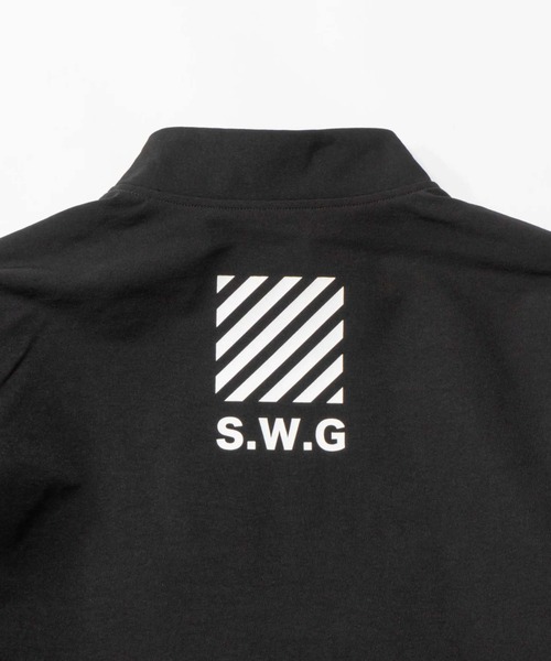 SWINGGGR(スウィンガー)の「THE SWINGGGR/ザ スウィンガー/STRETCH NYLON STAND ZIP TOP(その他アウター・メンズ・ブラック/グレー・2/3)」の13枚目の写真