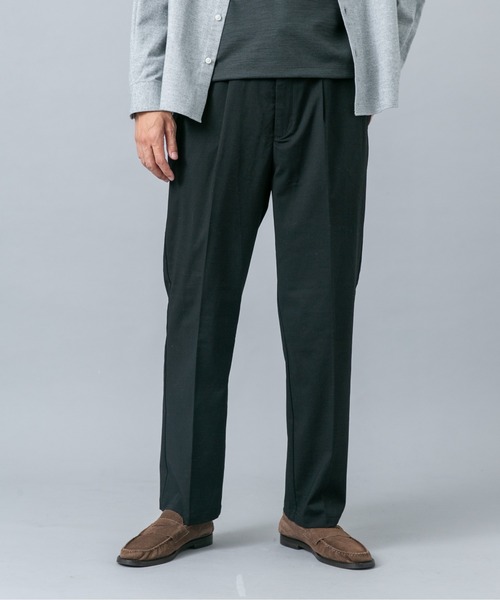 URBAN RESEARCH ROSSO MEN（アーバンリサーチロッソメン）の「『セットアップ対応/防シワ』ストレッチウールストレートスラックス（スラックス・メンズ・ネイビー/ブラック・X-LARGE/LARGE/MEDIUM/SMALL）」の2枚目の写真