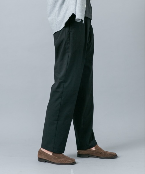 URBAN RESEARCH ROSSO MEN（アーバンリサーチロッソメン）の「『セットアップ対応/防シワ』ストレッチウールストレートスラックス（スラックス・メンズ・ネイビー/ブラック・X-LARGE/LARGE/MEDIUM/SMALL）」の4枚目の写真