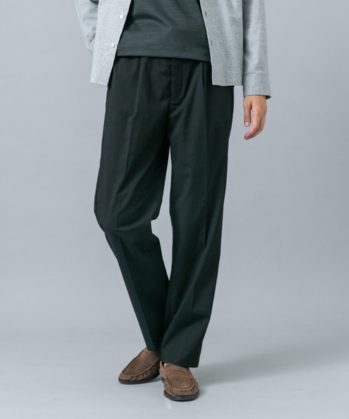 URBAN RESEARCH ROSSO MEN（アーバンリサーチロッソメン）の「『セットアップ対応/防シワ』ストレッチウールストレートスラックス（スラックス・メンズ・ネイビー/ブラック・X-LARGE/LARGE/MEDIUM/SMALL）」の5枚目の写真