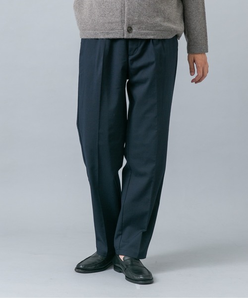 URBAN RESEARCH ROSSO MEN（アーバンリサーチロッソメン）の「『セットアップ対応/防シワ』ストレッチウールストレートスラックス（スラックス・メンズ・ネイビー/ブラック・X-LARGE/LARGE/MEDIUM/SMALL）」の7枚目の写真