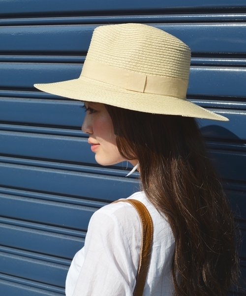 Khaju（カージュ）の「Khaju: リボンハット（ハット・レディース・ライトグレー/ネイビー/ナチュラル・ONE SIZE）」の12枚目の写真