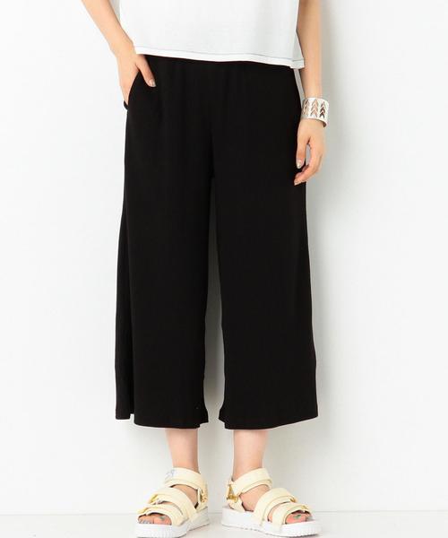 Another Edition（アナザーエディション）の「リブパンツ/AEBC T/C RIB PT◆（その他パンツ・レディース・ホワイト/ブラック/ライトピンク・FREE）」の2枚目の写真