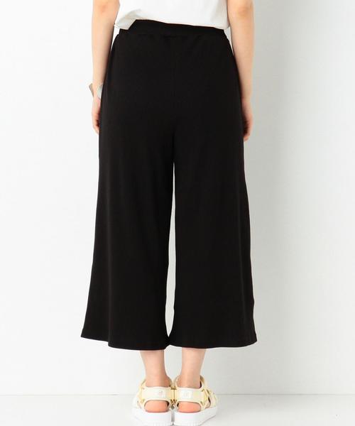 Another Edition（アナザーエディション）の「リブパンツ/AEBC T/C RIB PT◆（その他パンツ・レディース・ホワイト/ブラック/ライトピンク・FREE）」の4枚目の写真