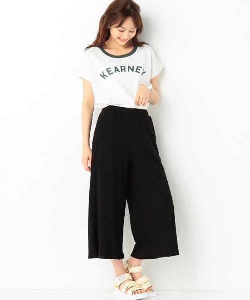 Another Edition（アナザーエディション）の「リブパンツ/AEBC T/C RIB PT◆（その他パンツ・レディース・ホワイト/ブラック/ライトピンク・FREE）」の7枚目の写真