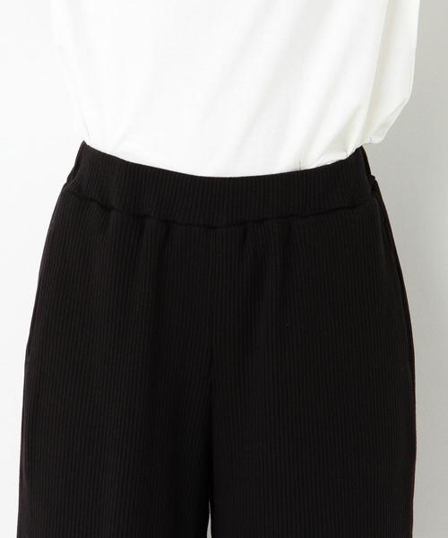 Another Edition（アナザーエディション）の「リブパンツ/AEBC T/C RIB PT◆（その他パンツ・レディース・ホワイト/ブラック/ライトピンク・FREE）」の8枚目の写真