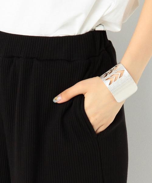 Another Edition（アナザーエディション）の「リブパンツ/AEBC T/C RIB PT◆（その他パンツ・レディース・ホワイト/ブラック/ライトピンク・FREE）」の9枚目の写真