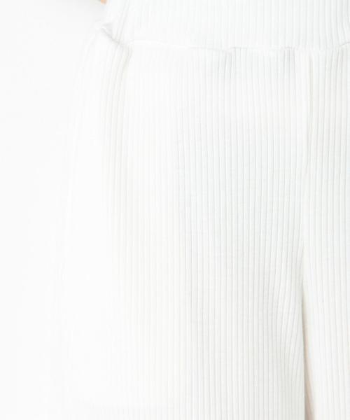 Another Edition（アナザーエディション）の「リブパンツ/AEBC T/C RIB PT◆（その他パンツ・レディース・ホワイト/ブラック/ライトピンク・FREE）」の11枚目の写真