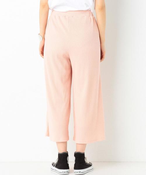 Another Edition（アナザーエディション）の「リブパンツ/AEBC T/C RIB PT◆（その他パンツ・レディース・ホワイト/ブラック/ライトピンク・FREE）」の12枚目の写真