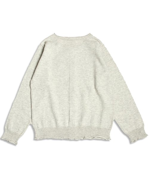 Petit jam(プチジャム)の「ハイゲージニットカーディガン(カーディガン/ボレロ・キッズ・ブラウン/グリーン/グレー/レッド・80/90/95/100/110/120/130)」の13枚目の写真