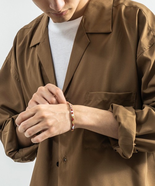 Rocky Monroe（ロッキーモンロー）の「ブラスシルバー/ゴールドバングル（バングル/リストバンド・メンズ・シルバー/ゴールド/アンティークシルバー/アンティークゴールド/シルバー系その他2/ゴールド系その他/シルバー系その他/ゴールド系その他4/ゴールド系その他3/シルバー系その他5/シルバー系その他3/ゴールド系その他2/G/O/D/L/A/I/Q/C/K/H/P/B/J/R/F/N/E/M/S/T/U・FREE）」の14枚目の写真