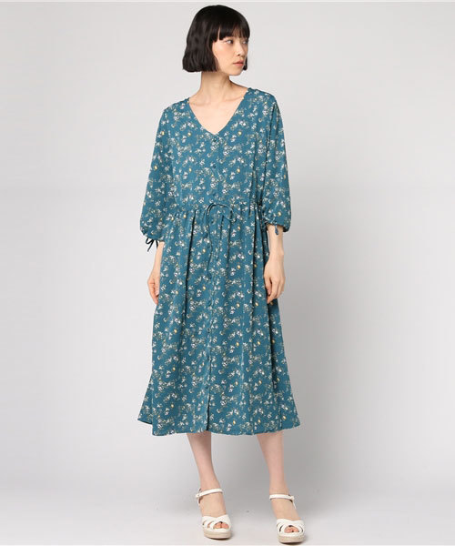 Honeys（ハニーズ）の「ガウンワンピース（シャツワンピース・レディース・ホワイト系その他2/ホワイト系その他/ブルー系その他/グリーン系その他・L/M）」の3枚目の写真