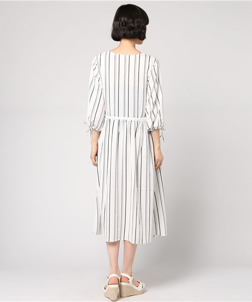 Honeys（ハニーズ）の「ガウンワンピース（シャツワンピース・レディース・ホワイト系その他2/ホワイト系その他/ブルー系その他/グリーン系その他・L/M）」の7枚目の写真