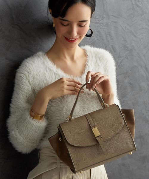 MARCO BIANCHINI（マルコビアンチーニ）の「[別注]MARCO BIANCHINI RF フラップ2WAYバッグ S ◆（ショルダーバッグ・レディース・ベージュ/ケリー/ブラック/ワイン・FREE）」の2枚目の写真