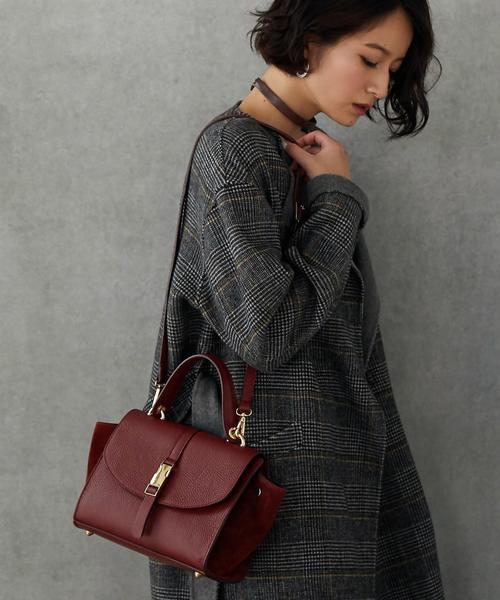 MARCO BIANCHINI（マルコビアンチーニ）の「[別注]MARCO BIANCHINI RF フラップ2WAYバッグ S ◆（ショルダーバッグ・レディース・ベージュ/ケリー/ブラック/ワイン・FREE）」の4枚目の写真