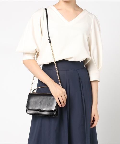 laboratory work（ラボラトリーワーク）の「取り外しベルトミニバッグ（ショルダーバッグ・レディース・ボルドー/グリーン/ブラック・FREE）」の8枚目の写真