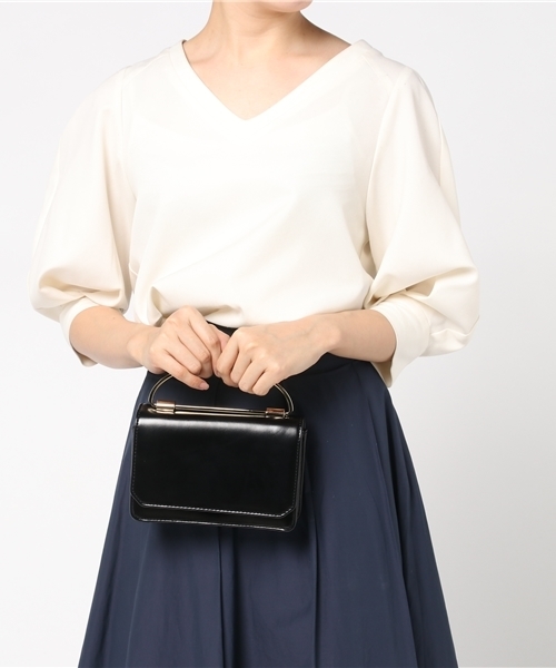 laboratory work（ラボラトリーワーク）の「取り外しベルトミニバッグ（ショルダーバッグ・レディース・ボルドー/グリーン/ブラック・FREE）」の9枚目の写真