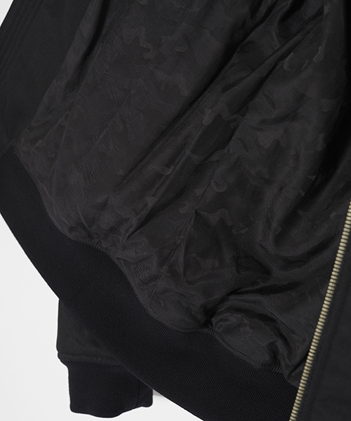wjk black（ﾀﾞﾌﾞﾙｼﾞｪｲｹｲﾌﾞﾗｯｸ）の「【wjk black】≪STUDIOUS限定≫B-15ボアカラーフライトジャケット（ブルゾン・メンズ・ブラック/カーキ・3/1/2）」の8枚目の写真
