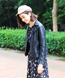 14+ | くるみボタンスエードマリンキャップ(キャップ)