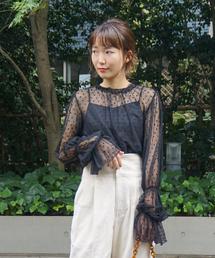 Another Edition | DOT TULLE 　BLUS(シャツ/ブラウス)