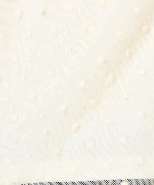 Another Edition（アナザーエディション）の「DOT TULLE 　BLUS（シャツ/ブラウス・レディース・ブラック/ナチュラル/パープル・FREE）」の14枚目の写真