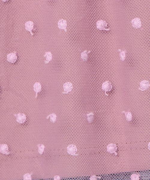 Another Edition（アナザーエディション）の「DOT TULLE 　BLUS（シャツ/ブラウス・レディース・ブラック/ナチュラル/パープル・FREE）」の12枚目の写真