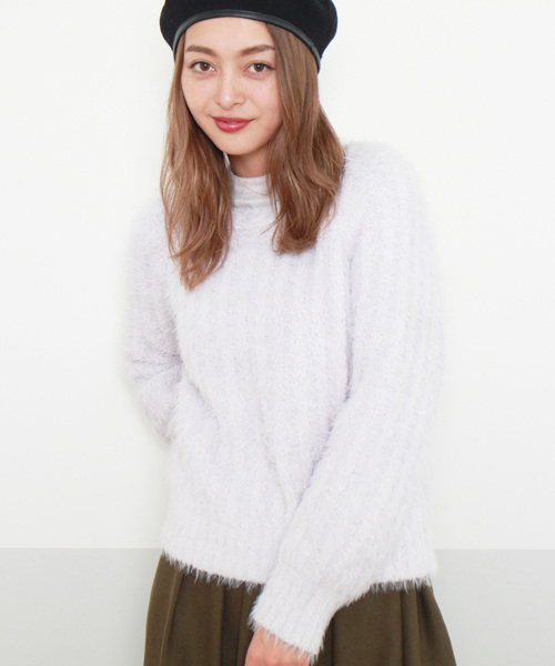 FREE'S MART（フリーズマート）の「◆サーモパイピングベレー（ハンチング/ベレー帽・レディース・ブラック/グレー/ベージュ・ﾌﾘ-）」の9枚目の写真