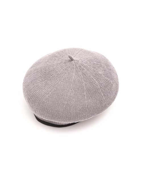 FREE'S MART（フリーズマート）の「◆サーモパイピングベレー（ハンチング/ベレー帽・レディース・ブラック/グレー/ベージュ・ﾌﾘ-）」の11枚目の写真