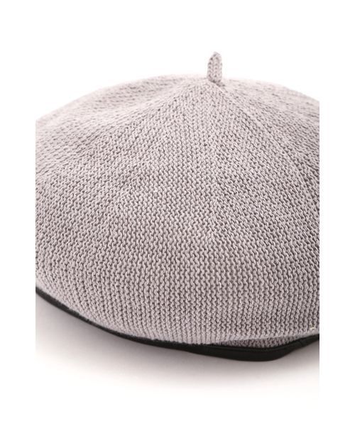 FREE'S MART（フリーズマート）の「◆サーモパイピングベレー（ハンチング/ベレー帽・レディース・ブラック/グレー/ベージュ・ﾌﾘ-）」の12枚目の写真