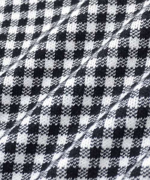 MAJESTIC LEGON（マジェスティックレゴン）の「パール付ギンガムジャガードプルオーバー（ニット/セーター・レディース・グレー系その他/ピンク系その他2/ブラック系その他・MEDIUM）」の22枚目の写真